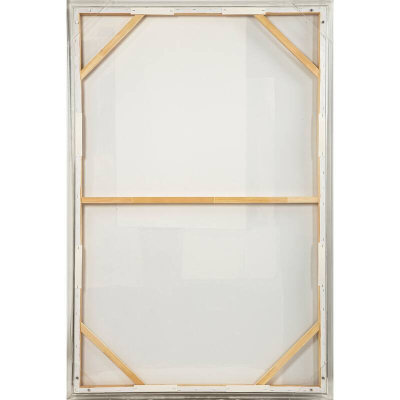 Canvas Wall Art Wood Frame Abstract Textured for Home Use - 60" Multi