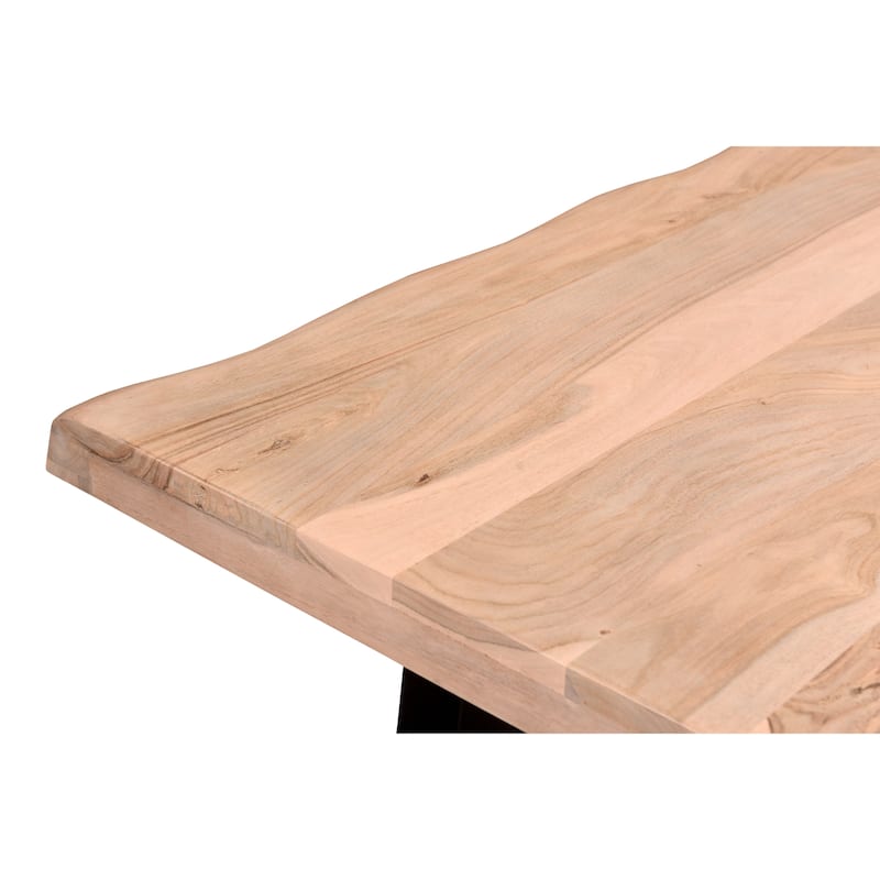 Sienna 80-inch Wave Edge Dining Table