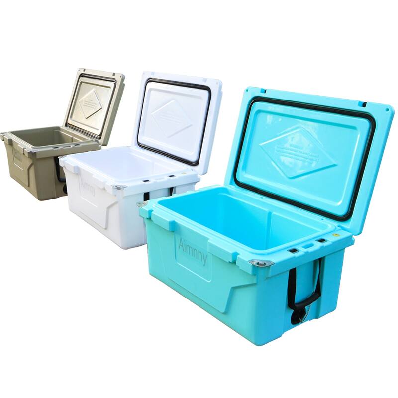 65 Quart Camping Ice Chest Beer Box Outdoor Fishing Cooler W/ Wheels