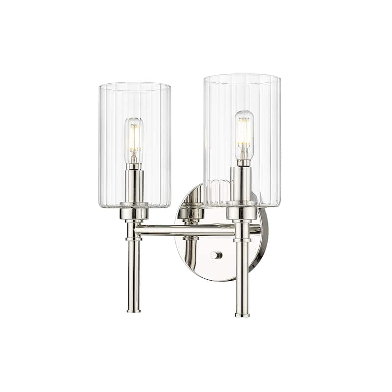 Chastine Vanity Light - 2 Light - Polished Nickel