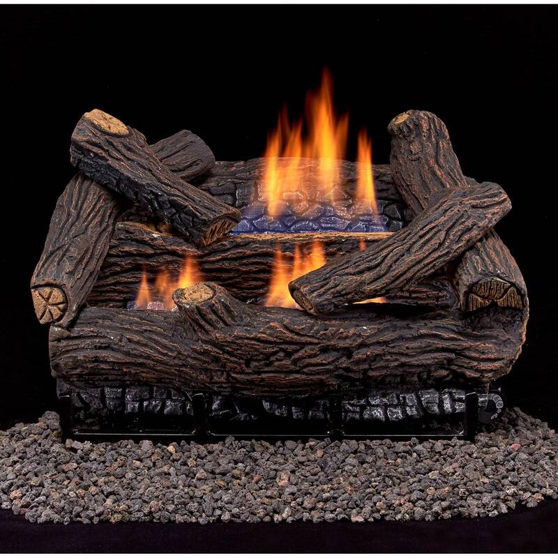 Duluth Forge DLS-L18R-2 30,000 BTU Vent Free Liquid Propane Log Set - Natural