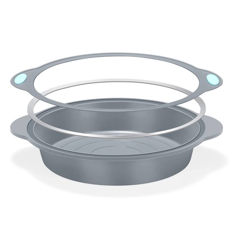 8 in 1 Silicone Baking Set - 6 Silicone Molds - 2 Silicone Baking Mat, Nonstick Cookie Sheet, Cake Muffin Bread Pan