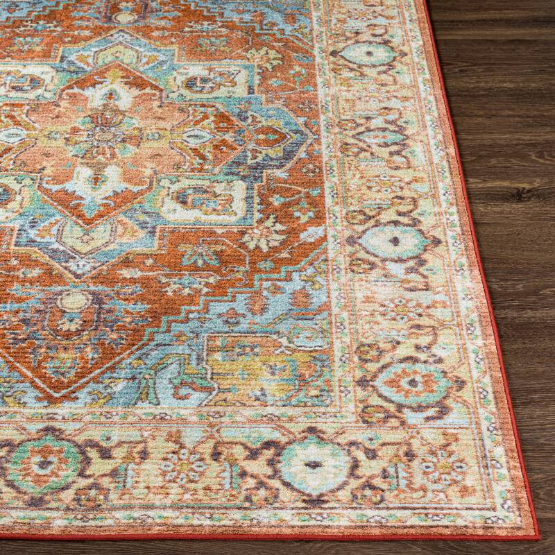 Livabliss Uttara Persian Machine Washable Area Rug