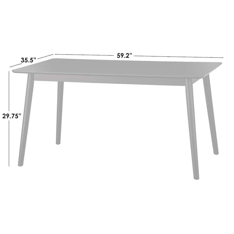 Lifestorey Whitney 6-piece Cane Dining Set with Bench