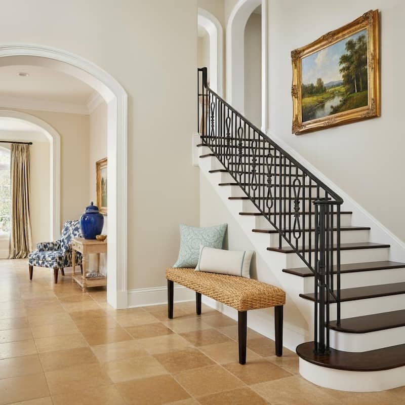 Made4Home Valencia Entryway Bench Water Hyacinth & Acacia Solid Wood