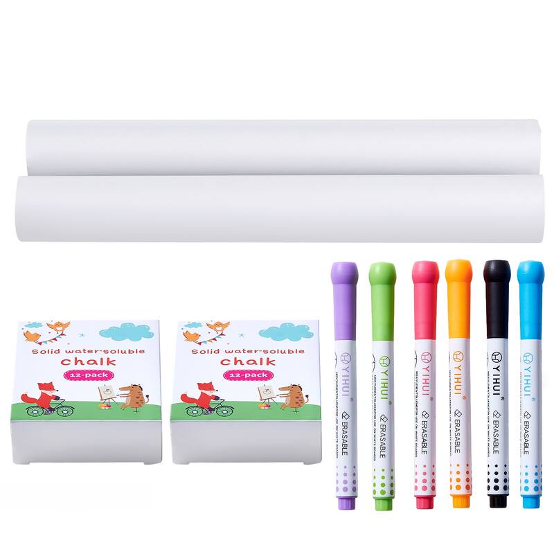 Easel Accessory Set Painting Accessories for Toddlers Boys and Girls - 905.5 in x 17.7 in (23 m x 45 cm)