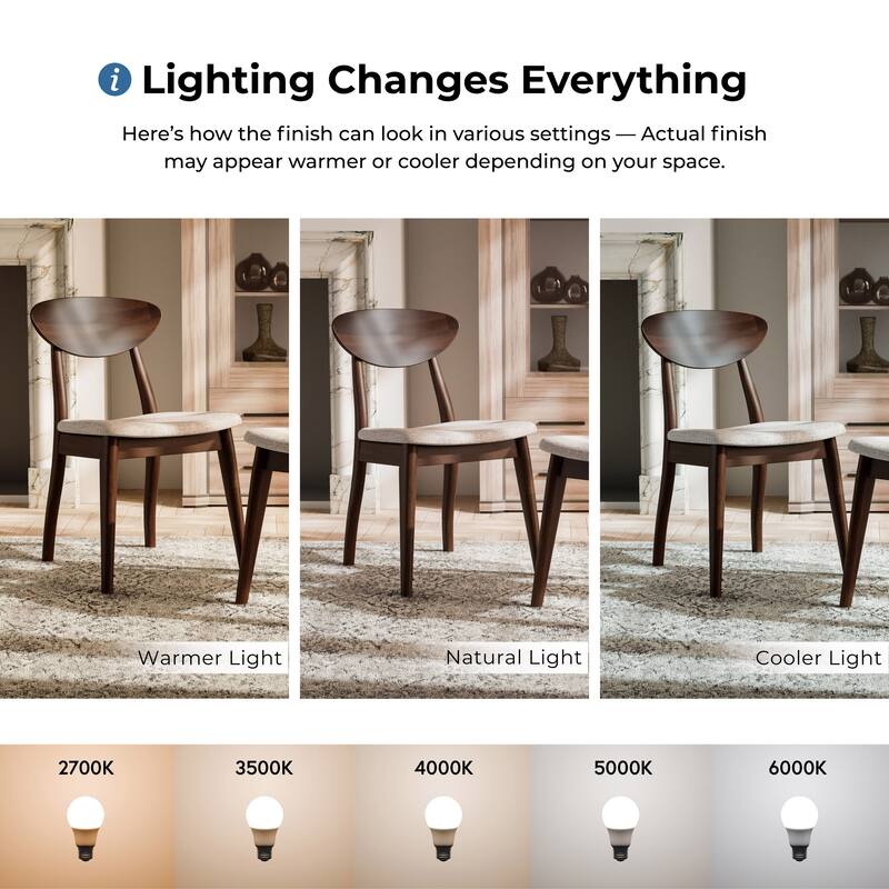 Furniture of America Abigail V Mid-Century Modern 5-Piece Rich Walnut Solid Wood Convertible Dining Set with Butterfly Leaf