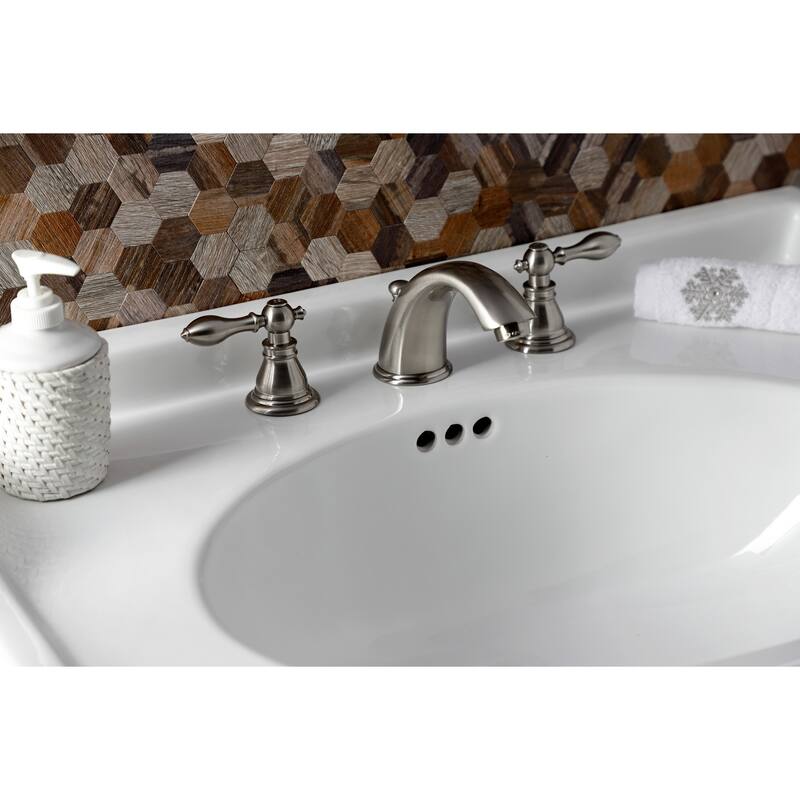 American Classic Deck Mount Widespread Bathroom Faucet