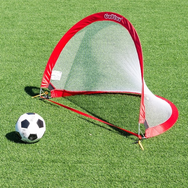 Shop Goplus Set Of 2 Portable 4 Pop Up Soccer Goals Set For