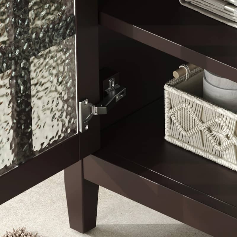 30" Bathroom Vanity with Ceramic Sink, Equipped with Adjustable Shelf and Tip-Out Tray