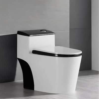 White Mordern Ceramic One Piece Toilet (Seat Included)