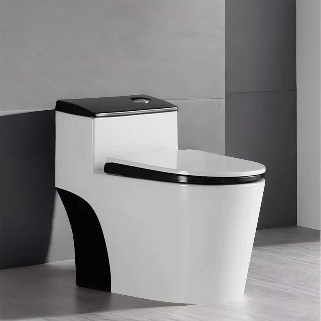 White Mordern Ceramic One Piece Toilet (Seat Included)
