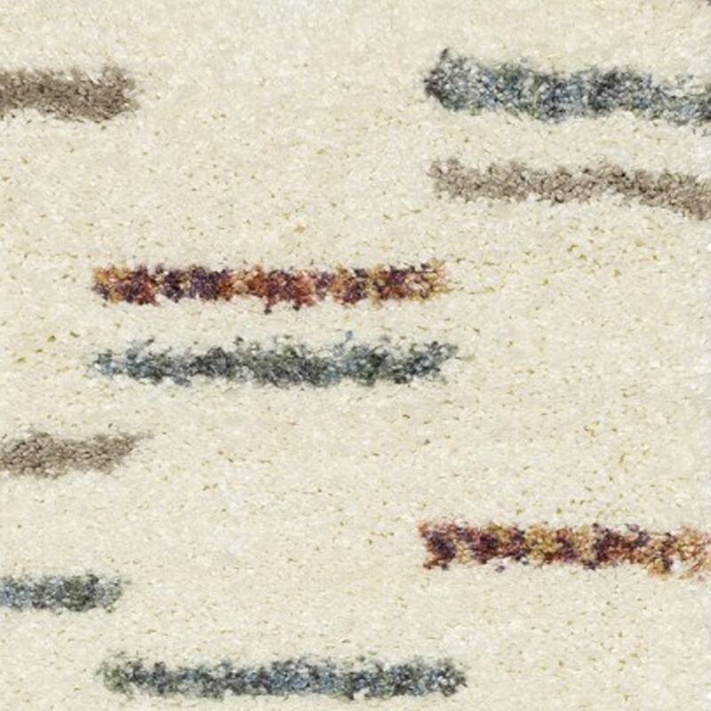 HomeRootsStriped Transitional Runner Area Rug - 92.52' X '26.77' X '1.77