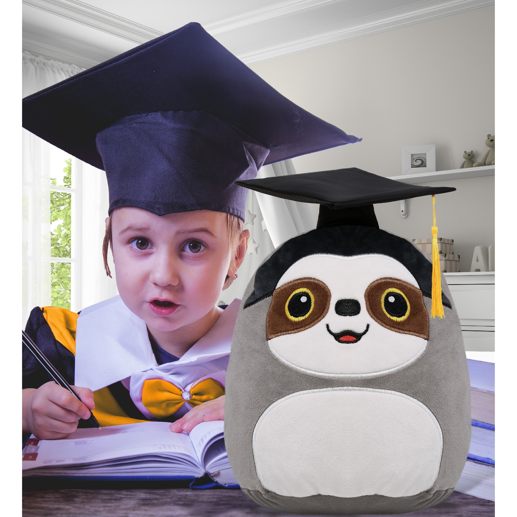 Graduation sloth plush on sale