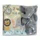 preview thumbnail 2 of 8, Lambs & Ivy Jungle Friends Developmental Soft Book & Elephant Plush Toy Gift Set - Multicolor