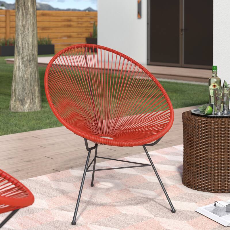 Acapulco Chair. Set of 2 - H34.5x W28.5x D32.75