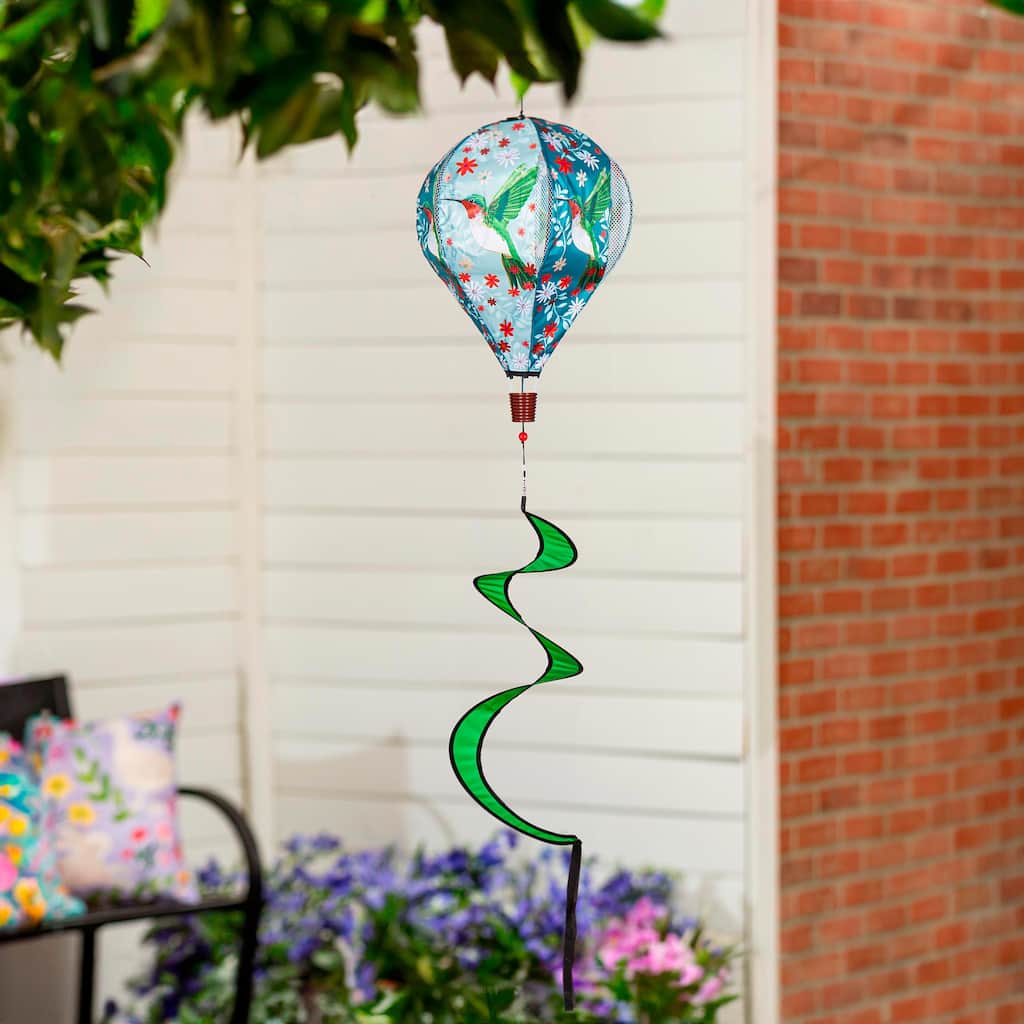 55" Hummingbird Welcome Balloon Spinner