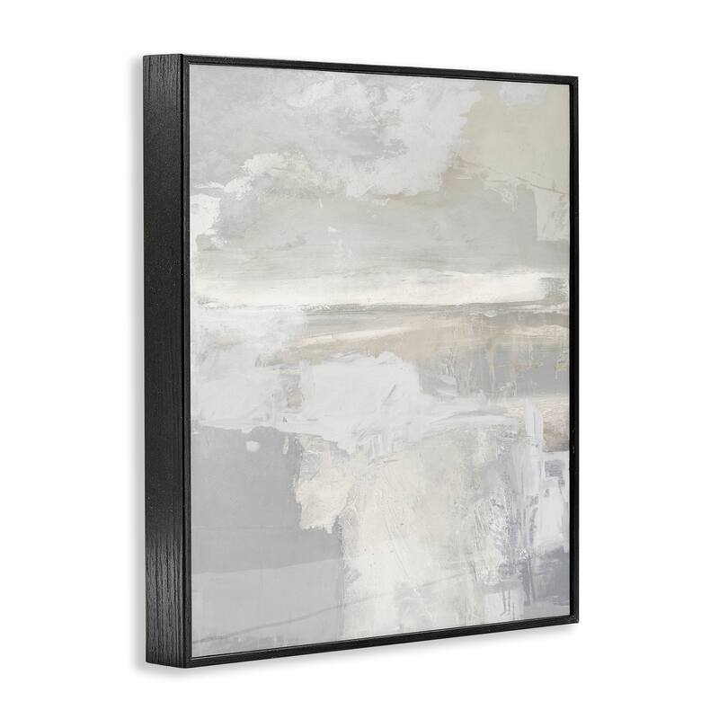 Stupell Cascading Soft Neutrals Framed Giclee Art Design By Rachel Springer