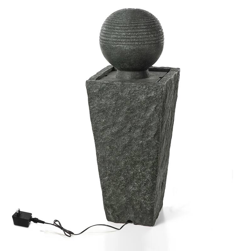 Demta Floating Sphere Oversized LED Fountain by Havenside Home