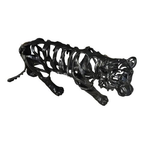 Aurelle Home Modern Resin Tiger Statue