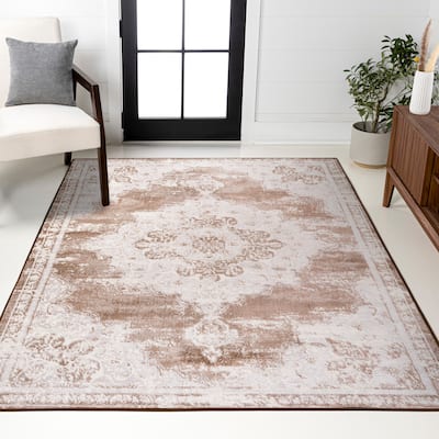 JONATHAN Y Rosalia Ornate Medallion Modern Area Rug