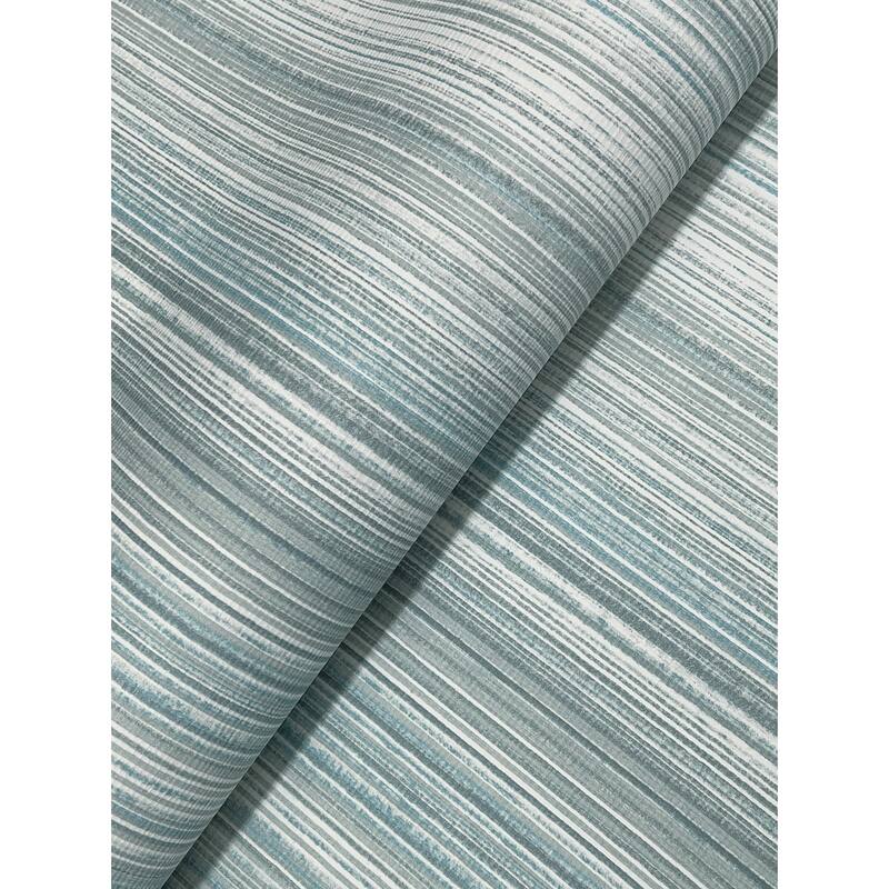 A-Street Prints Elan Blue Ombre Stripe Wallpaper