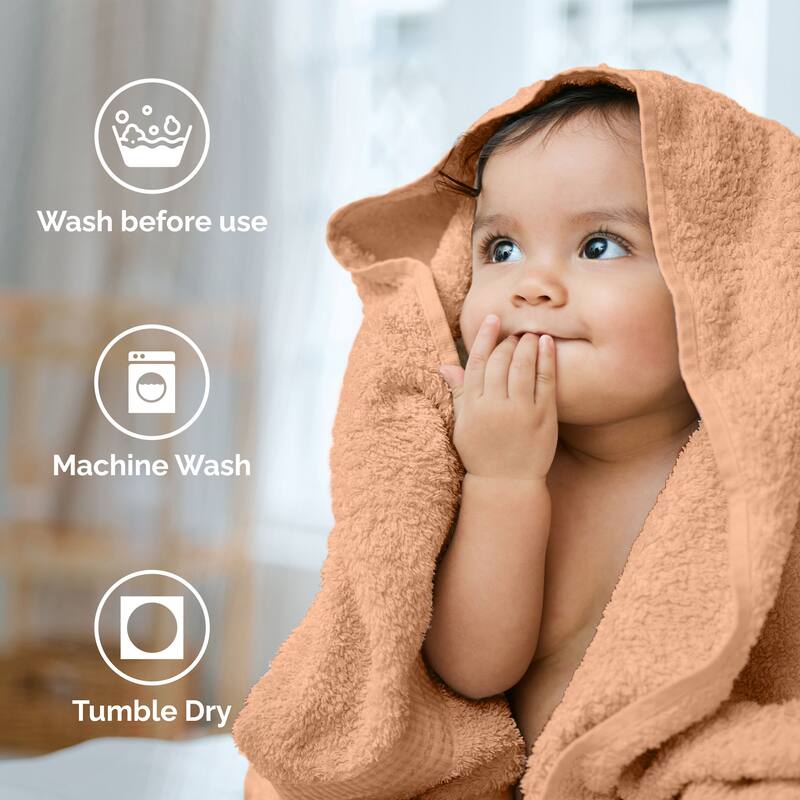 Superior Miami 100% Cotton 6-Piece Towel Set - Lightweight & Quick Drying