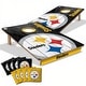 preview thumbnail 1 of 5, Pittsburgh Steelers NFL Tailgate Cornhole Board Set Include Carrying Case