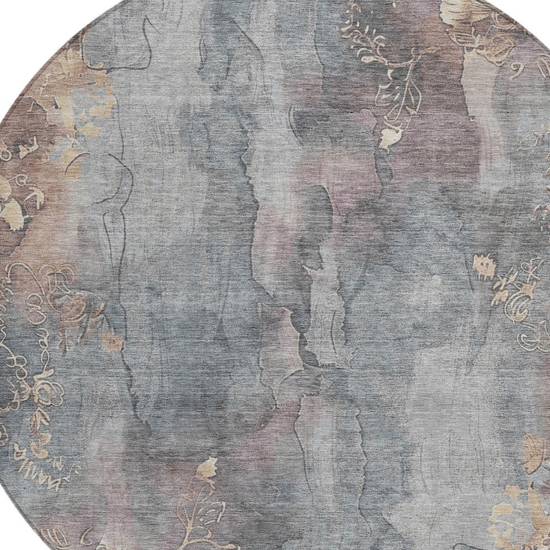 HomeRoots Floral Transitional Rectangle Outdoor Rug