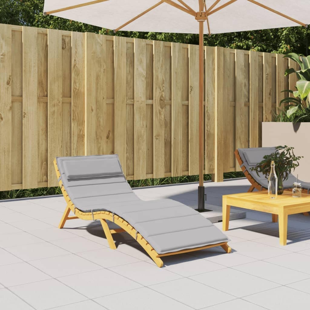 vidaXL Cushion Outdoor Garden Patio Sun Lounger Seat Cushion Oxford Fabric - 70.9" x 23.6" x 1.2"