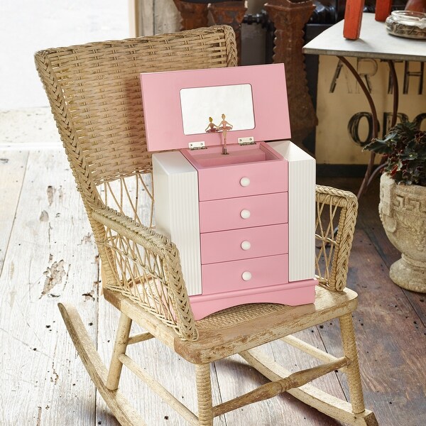 mele and co ballerina jewelry box