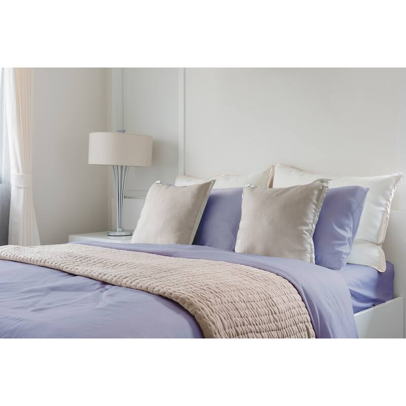 2-Piece Pillowcase Set, 100% Bamboo Breathable 320 Thread Count Pillow Case