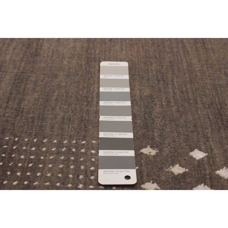 Kashkuli Gabbeh Grey Rug 4'8" x 6'6" - 4'8 x 6'6