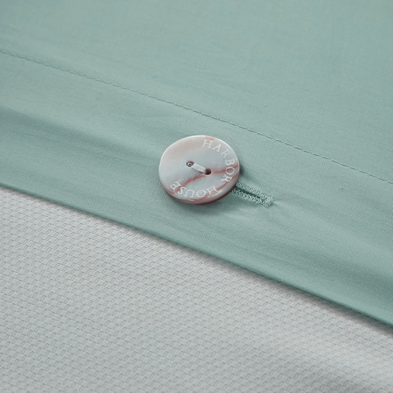 Harbor House Coastline Aqua Cotton Duvet Cover Set