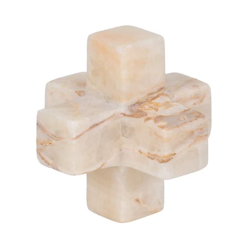 Sagebrook Home Gustavo Style Marble Onyx 4"H Jack - 4" x 4" x 4"