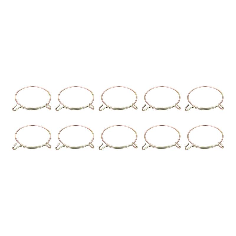 Fuel Line Hose Clips 65Mn Steel Pipe Air Tubing Spring Clamps for Motorcycle
