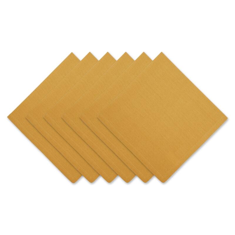 DII Solid Cotton Napkin Set/6