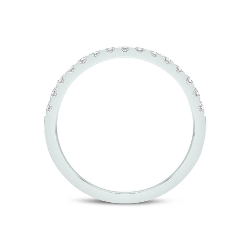 Marquee 1 1/2 Carat TW Center Princess Cut Lab Grown Diamond Halo Bridal Set in 14Karat White Gold