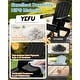 preview thumbnail 4 of 22, WINSOON All Weather HIPS Outdoor Plastic Adirondack Chairs with Cup Holder Set of 4