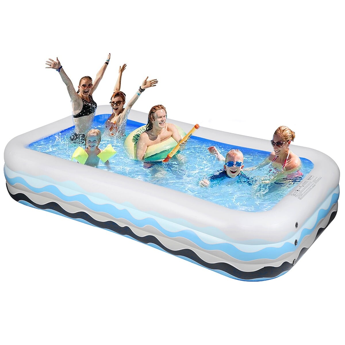 SMALL POOLS スモールプール Funsicle: Oasis Designer Lap Pool - 13ft Above Ground Pool