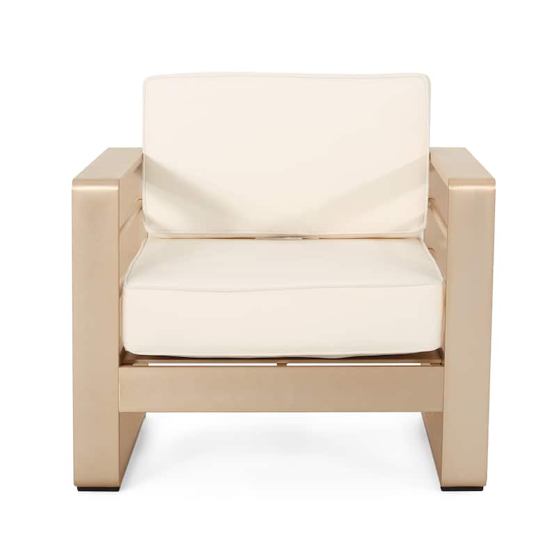 Maya Bay Aluminum Club Chairs (Set of 2) by Christopher Knight Home