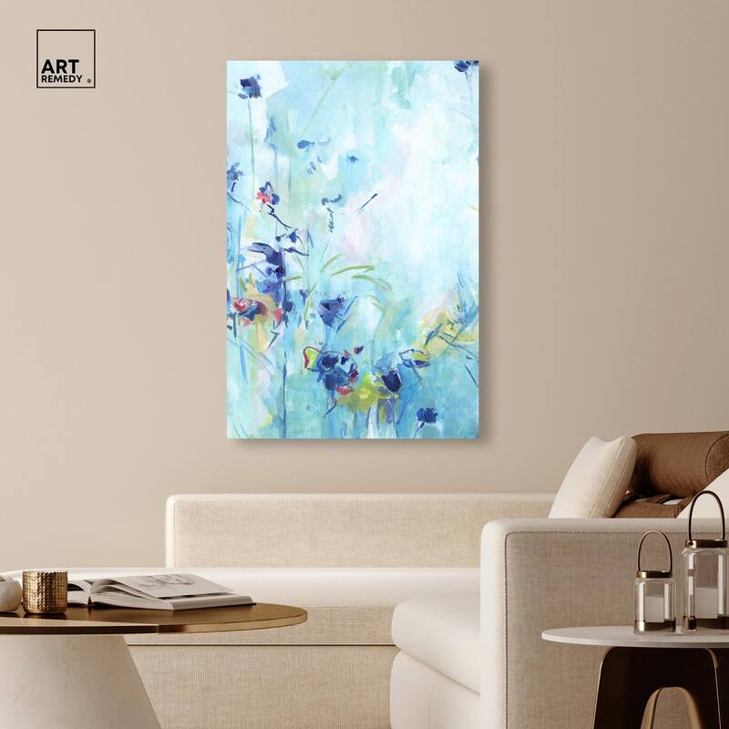 Heavenly Blue I Canvas by Art Remedy, Gallery Wrapped