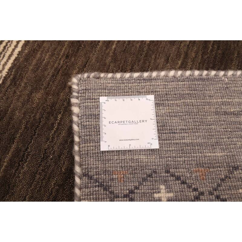 ECARPETGALLERY Hand Loomed Kashkuli Gabbeh Multi Color Wool Rug - 5'7 x 8'3