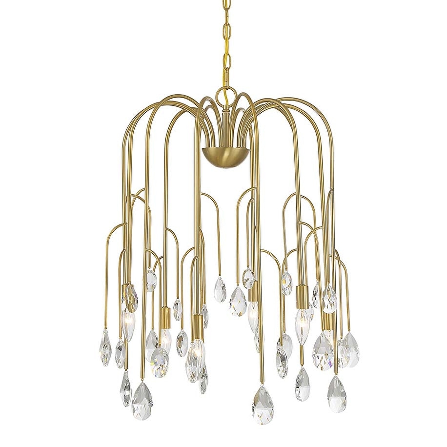 Savoy House 1-6686-6 Anholt 6 Light 23" Wide Crystal Abstract