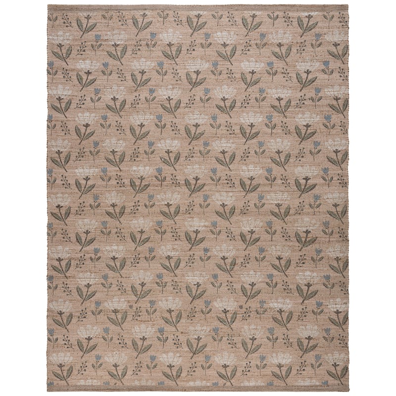 SAFAVIEH Handmade Saffron Kitty Jute & Chenille Rug