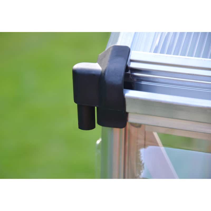 Hybrid 6 ft. Silver/Clear DIY Greenhouse Kit