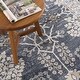 preview thumbnail 10 of 8, Hauteloom Scalby Hallway, Kitchen Runner Rug - Denim, Cream, Peach - 2'7" x 10'