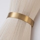 preview thumbnail 7 of 9, 2-Light Modern Boho Natural Ivory Hand-Woven Rope Fabric Flush Mount Wall Lighting Up&Down Wall Sconces