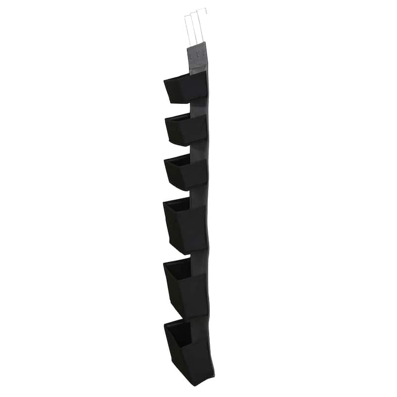 Household Essentials 6 Pocket Over the Door Organizer - 7.0"L x 15.0"W x 57.0"H