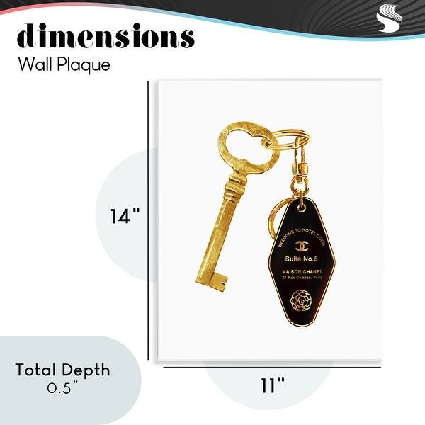 Stupell Luxury Fashion Key Wall Plaque Design by Ziwei Li - Bed Bath ...